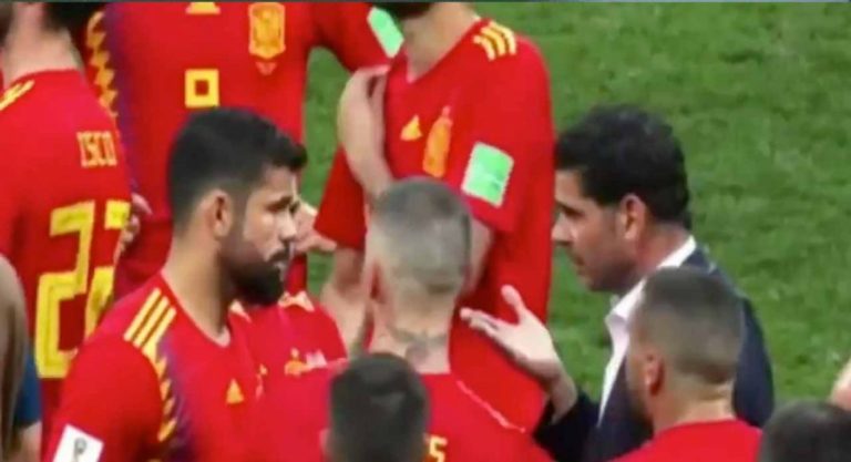 Video: Atletico Madrid’s Diego Costa predicted Spain star would miss crucial penalty & tried to warn Fernando Hierro