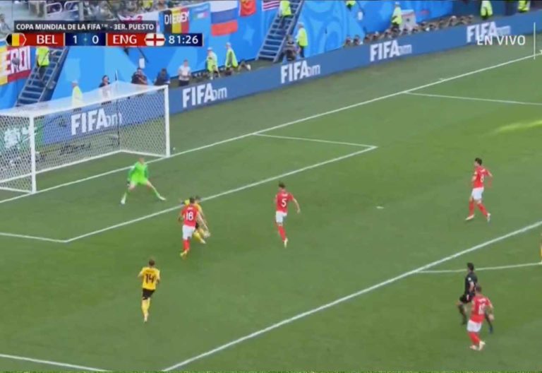 (Video) Eden Hazard Strikes Against England With Deadly Finish