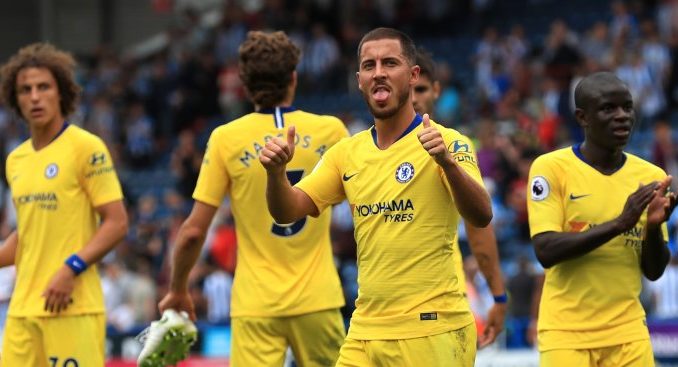 (Video) Chelsea fans loved Eden Hazard’s arrogant celebration after his stunning goal v Scotland