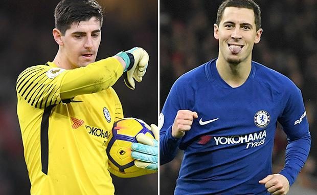 Chelsea transfer news: Maurizio Sarri makes Eden Hazard and Thibaut Courtois revelation