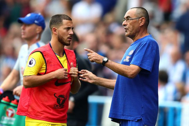 Maurizio Sarri drops Eden Hazard hint ahead of PAOK v Chelsea