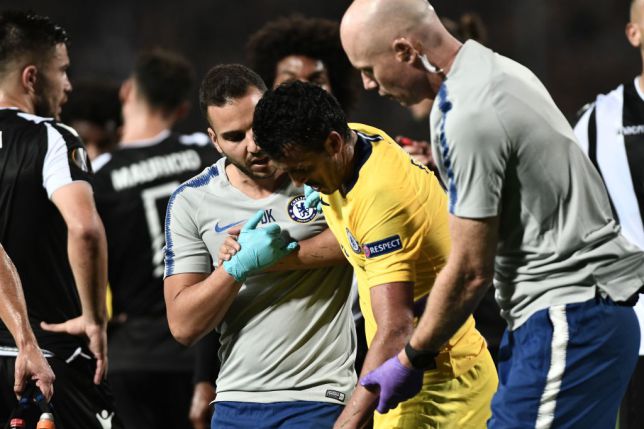 Pedro sends message to Chelsea fans on Instagram after suffering injury v Paok