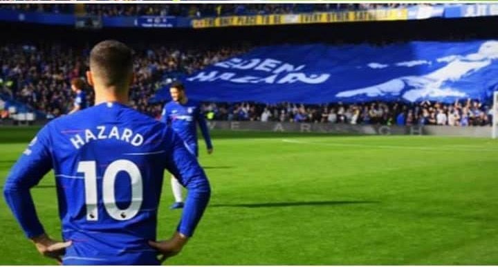 Eden Hazard Sends Message To Fans After His  Banner Is Being Displayed At Matthew Harding Section