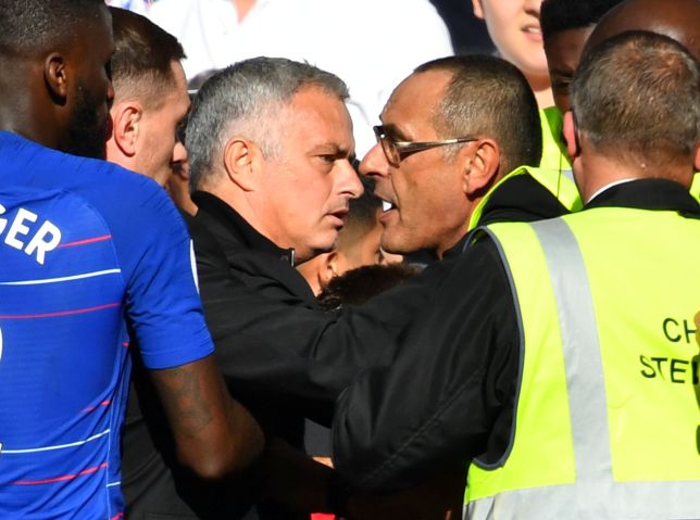 Jose Mourinho reveals what Maurizio Sarri said to him during touchline melee