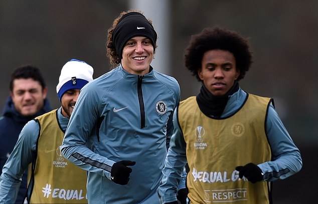 Chelsea lads train at Cobham ahead of Europa League MOL Vidi trip: photos