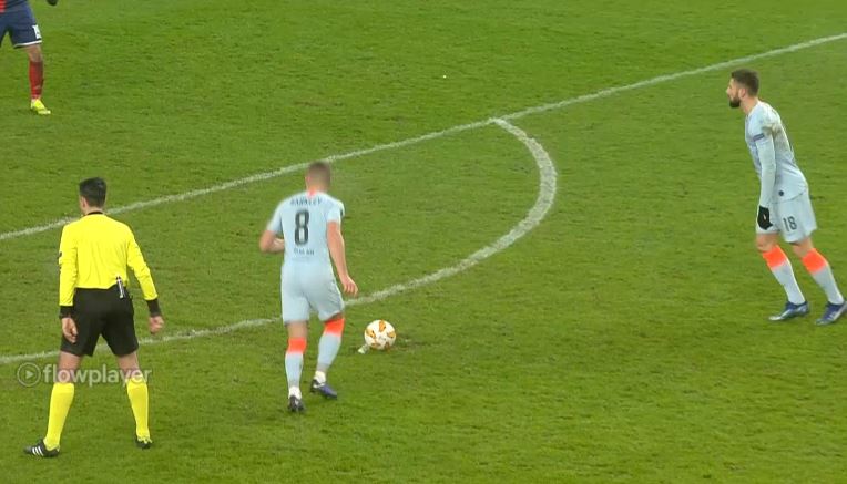 (Video): Watch How Olivier Giroud nets Chelsea’s second free-kick of the game