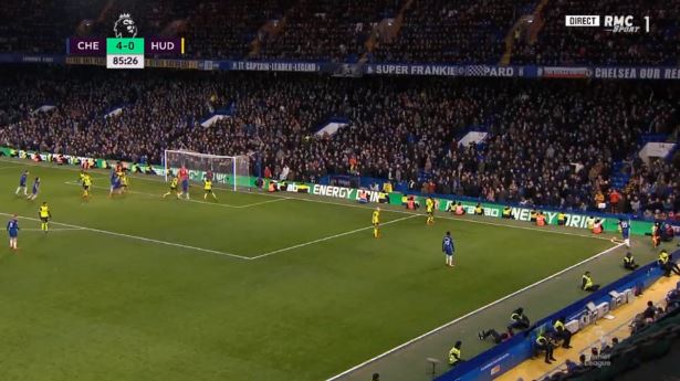 (Video): David Luiz scores the fifth goal as Chelsea trash Huddersfield 5-0