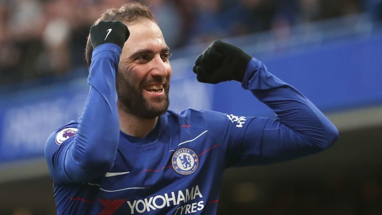 Gonzalo Higuain sends message to Chelsea FC fans after 5-0 win