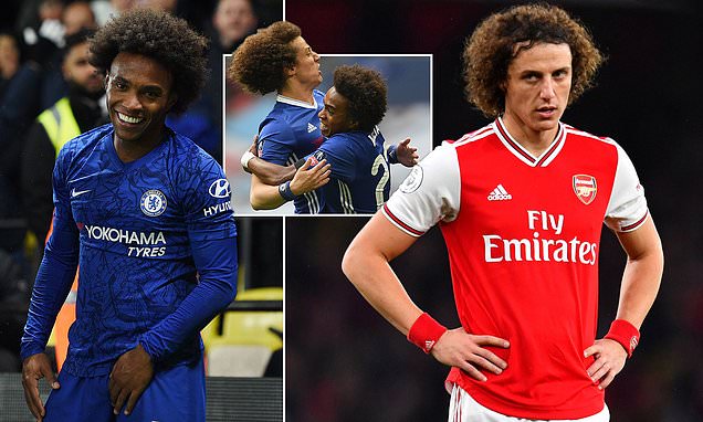 Willian: I won’t hesitate to humiliate David Luiz, ‘If I have to nutmeg him, I will’