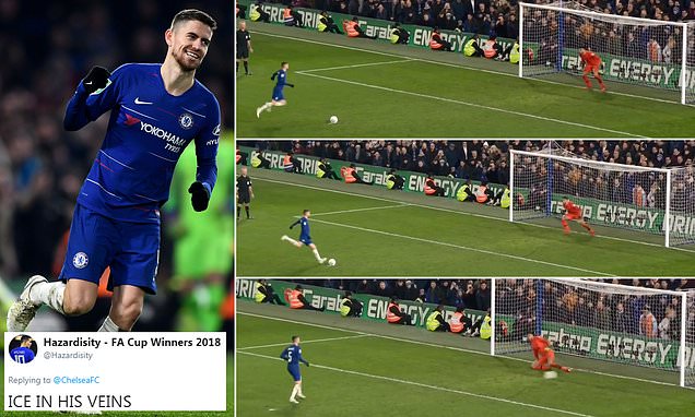 ‘Pure genius’, ‘Absolute legend’: Chelsea fans praises Jorginho’s penalty technique