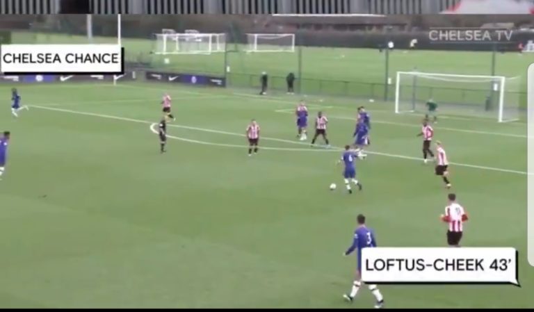 (Video): Watch Loftus-Cheek skill and shot in his first game with U23 after massive injury