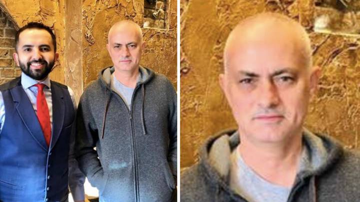 Photo: Ex-Chelsea Boss Jose Mourinho Has Shaved all His Hair off and goes Bald
