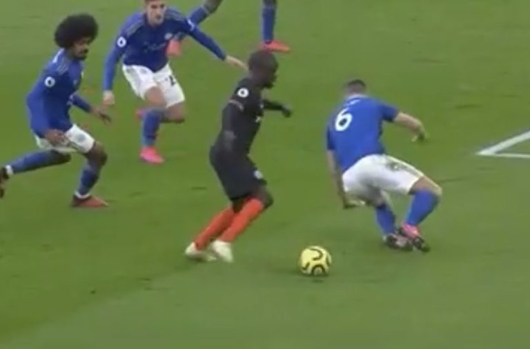 (Video): Watch how N’Golo Kante humiliates Leicester defender with clever skill