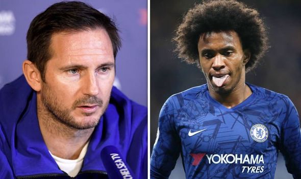 Frank Lampard gives final decision on Willian’s future at Chelsea
