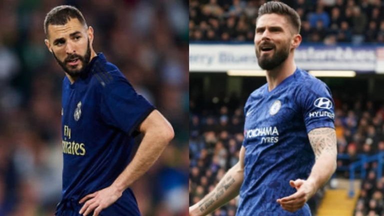 Real Madrid striker Benzema mocks Giroud after comparison question