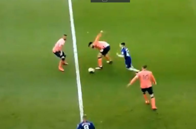 (Video): Watch Gilmour’s instant recovery after he lost the ball. This kid is going places.