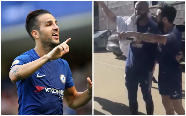 (VIDEO): Funny moment, as Cesc Fabregas reveals full story of Range Rover bet with Willy Caballero
