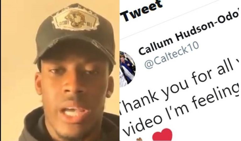 (VIDEO) Hudson-Odoi sends ‘positive recovery’ message to Chelsea fans after contracting coronavirus