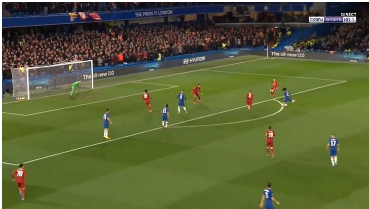 (Video): What a goal as Willian fires Chelsea into the lead thanks to Adrian error