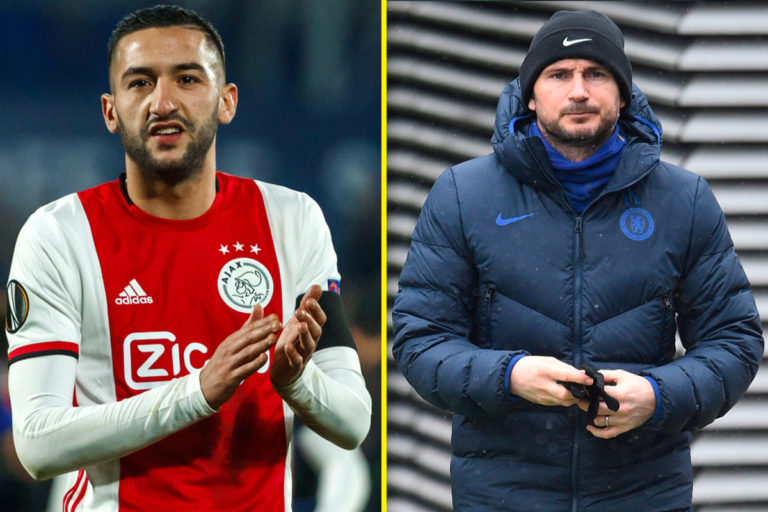 Veldwijk: Ziyech showed me Whatsapp conversation with Chelsea boss Lampard