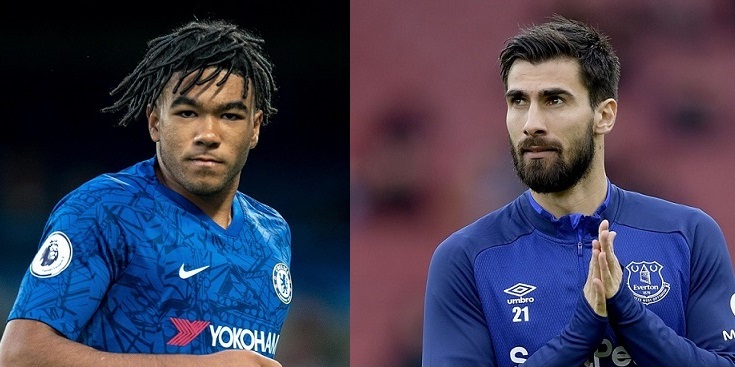 Revealed: See How Everton midfielder Andre Gomes humiliates Reece James