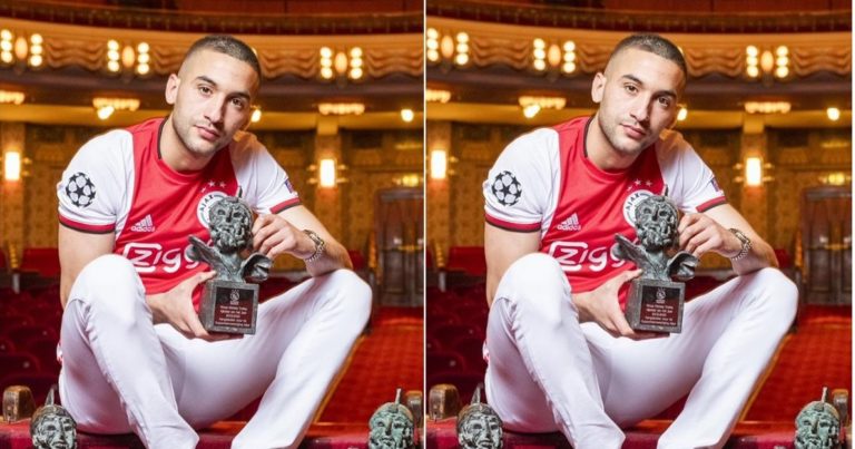 OFFICIAL: Hakim Ziyech wins Ajax’s Player of the Year award for the third time in a row