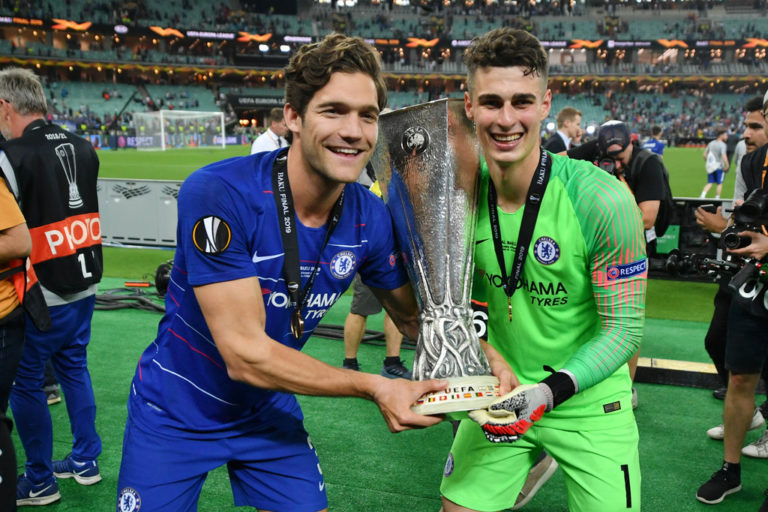 (Images): Kepa and Alonso surprises everyone with new look