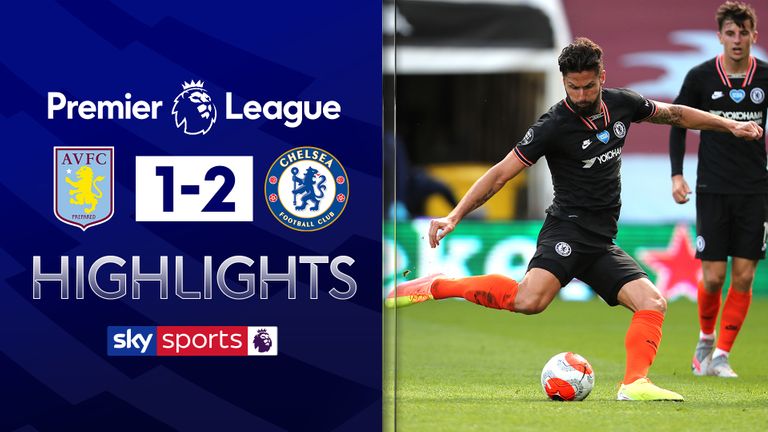 (VIDEO) Aston Villa 1-2 Chelsea: Watch full highlights