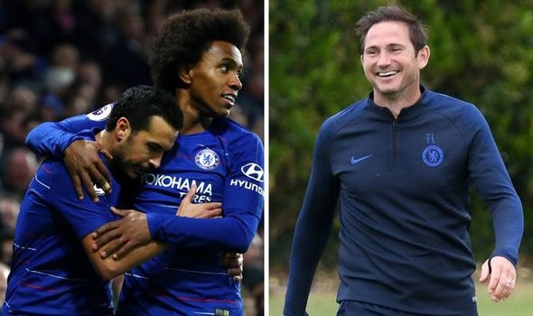 Lampard Reveals his plans for both Pedro & Willian after agreeing to short-term contract extensions