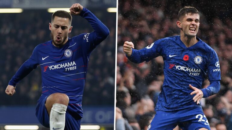 Lampard reveals the ‘big differences’ between Eden Hazard and Pulisic