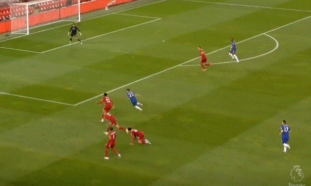 (VIDEO): Watch how Pulisic ends three Liverpool defenders career with his skill before assisting Abraham to score