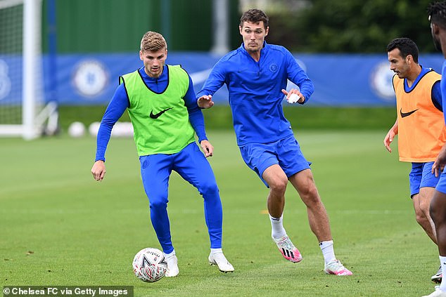 “Incredible”- Chelsea fans reacts to Timo Werner stunner at Chelsea training (Video)