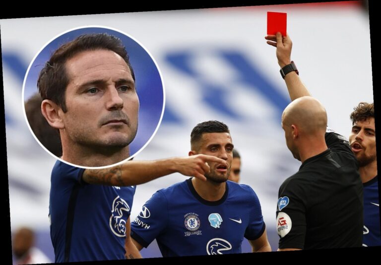 “Not even a Card”- Chelsea boss Lampard blasts Anthony Taylor on Kovacic red card