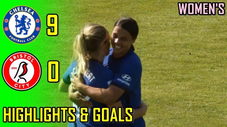 (VIDEO): Watch how Chelsea Women trash Bristol City 9-0
