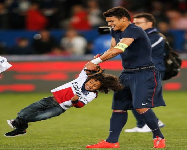 (VIDEO): Thiago Silva’s son joins Chelsea academy