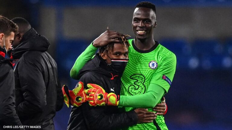(IMAGES): What Edouard Mendy did at the end of the Rennes match is beautiful