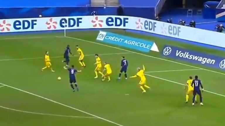(VIDEO): Olivier Giroud score for France again with massive finish