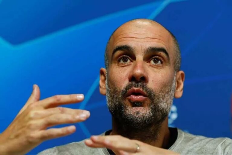 Guardiola names three clubs who could compete with City And Liverpool for Premier League title