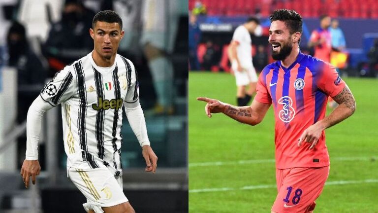Giroud finally responds after breaking Cristiano Ronaldo record