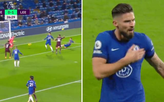 (VIDEO): Olivier Giroud continues electric form as he score for Chelsea again