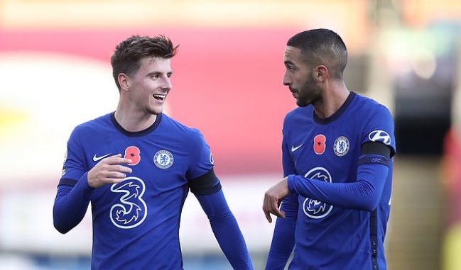 Mason Mount has broken a Hakim Ziyech record
