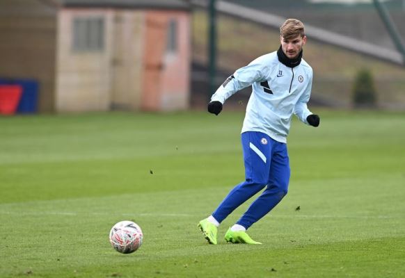 (VIDEO): Chelsea fans reacts to what Timo Werner did in training ahead of Morecambe clash
