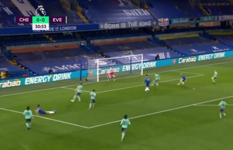 (Video): Kai Havertz gives Chelsea the lead after impressive cross from Alonso