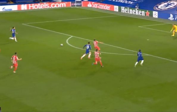 (Video): Emerson seals Chelsea’s victory over Atletico Madrid with a fine finish on the counter attack