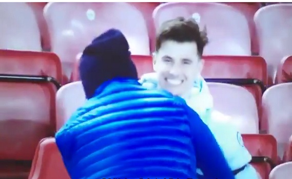 ‘Tears in my eyes’- Watch what Tuchel did to Mason Mount at Anfield after full-time (Video)