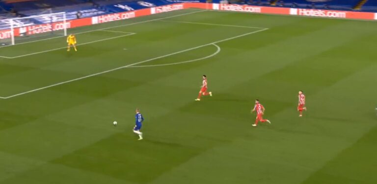 (Video): Beautiful counter attack! As Chelsea tear apart Atletico with lightning counter attack