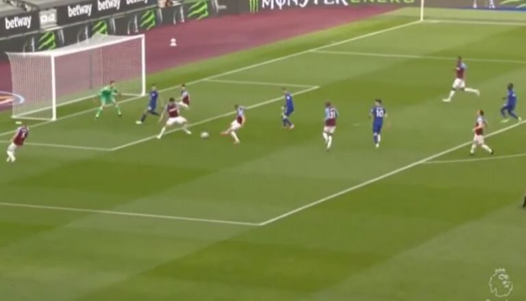 Video: Timo Werner scores a huge goal for Chelsea to put them 1-0 up against West Ham