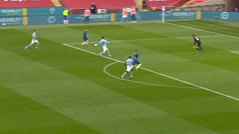 Video: Hakim Ziyech comes up big for Chelsea with a goal against Man City after great work from Timo Werner