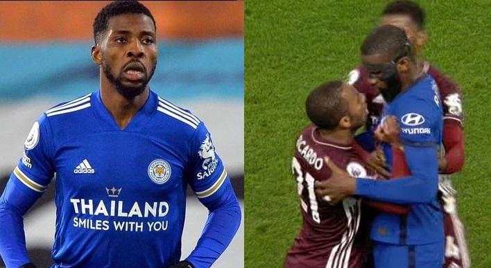 Iheanacho finally reveals what caused the fight between Rudiger and Leicester’s Pereira