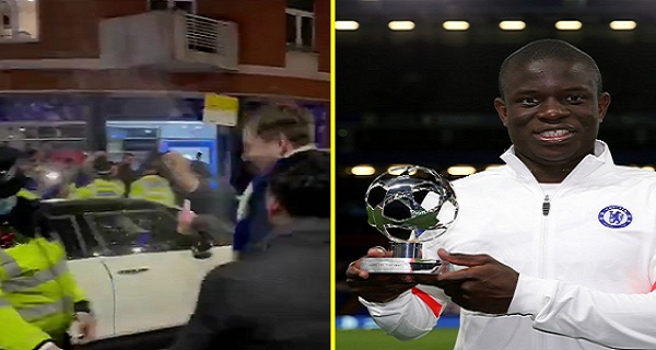 (Video) Watch how humble Kante leaves Stamford Bridge in a Mini car after winning man of the match against Real Madrid
